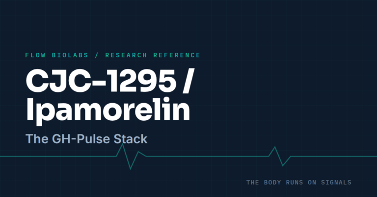 CJC-1295 / Ipamorelin: Mechanism and Evidence Review | Flow BioLabs