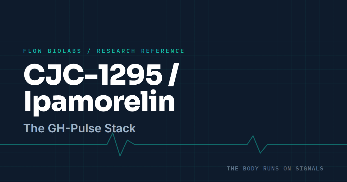 CJC-1295 / Ipamorelin: Mechanism and Evidence Review | Flow BioLabs