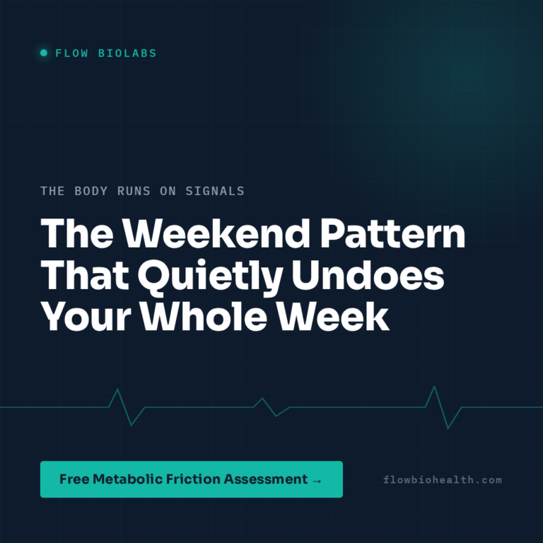 The Weekend Pattern That Quietly Undoes Your Whole Week