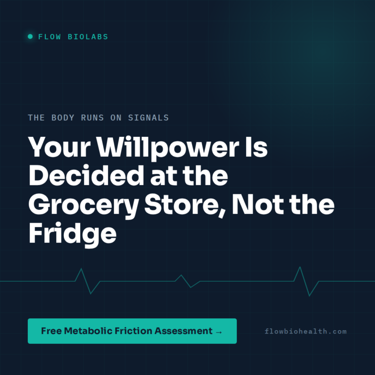 Your Willpower Is Decided at the Grocery Store, Not the Fridge