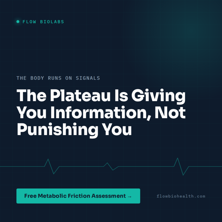 The Plateau Is Giving You Information, Not Punishing You