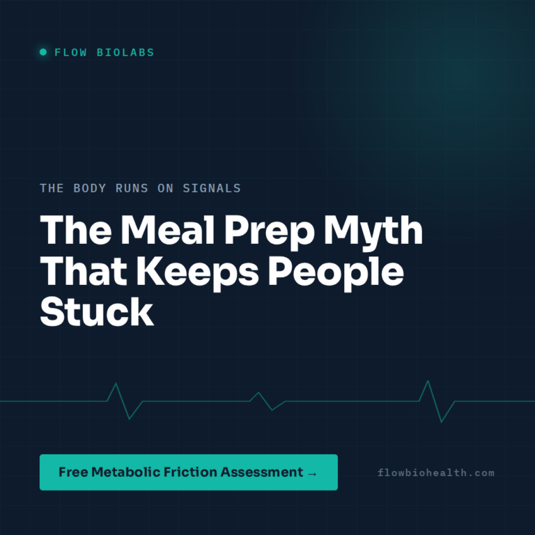 The Meal Prep Myth That Keeps People Stuck