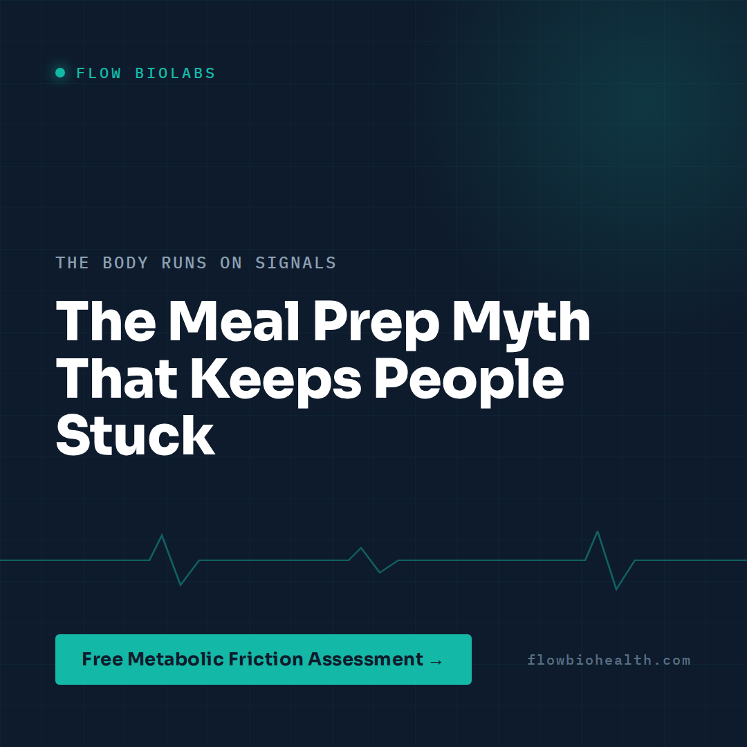 The Meal Prep Myth That Keeps People Stuck