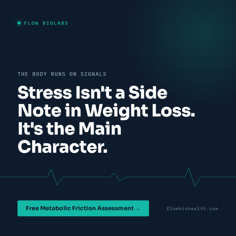 Stress Isn’t a Side Note in Weight Loss. It’s the Main Character.
