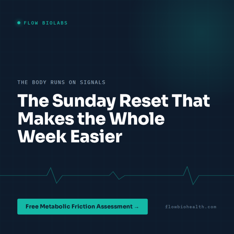 The Sunday Reset That Makes the Whole Week Easier
