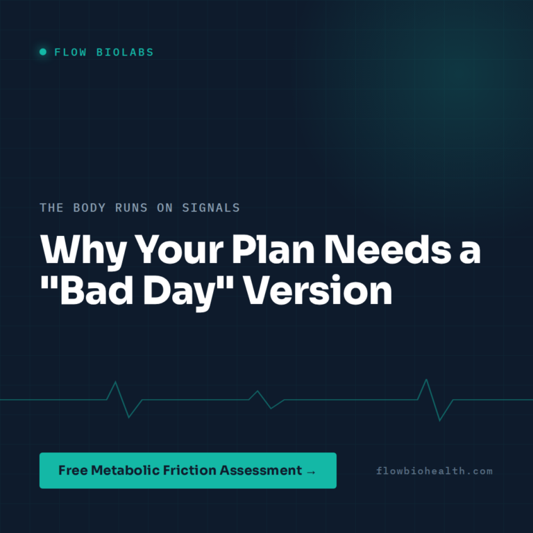 Why Your Plan Needs a “Bad Day” Version