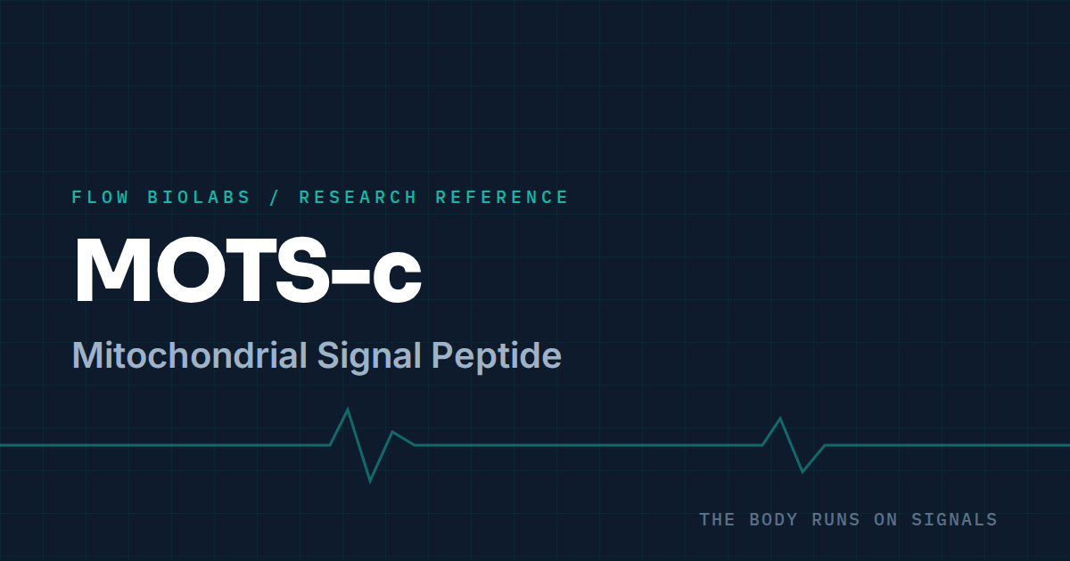 MOTS-c: Mechanism and Evidence Review | Flow BioLabs