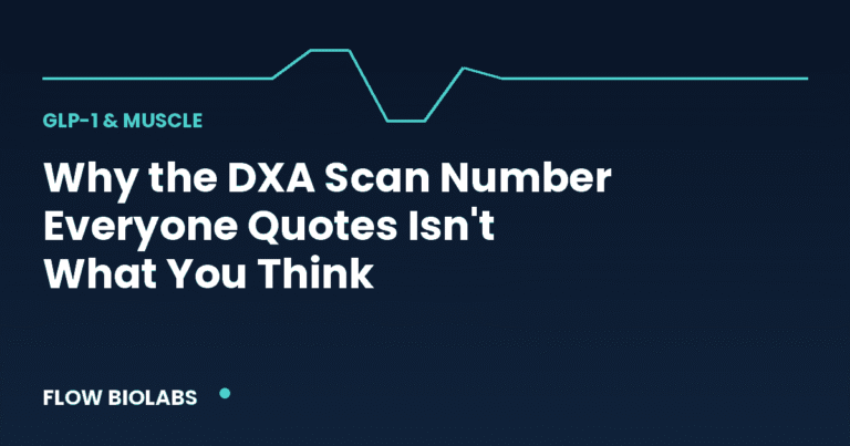 Why the DXA Scan Number Everyone Quotes Isn’t What You Think